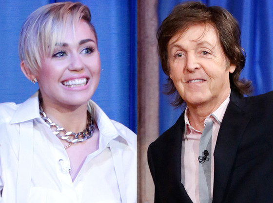 Paul McCartney, Miley Cyrus Paul McCartney, Miley Cyrus